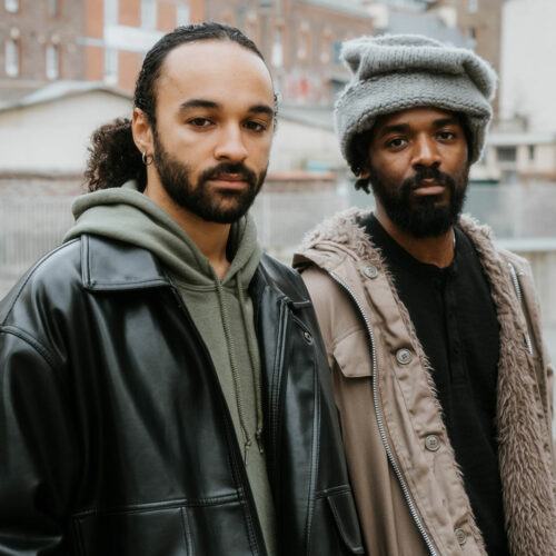 Photo portrait de Kae Brown Carvalho à gauche et Jerson Diasonama à droite