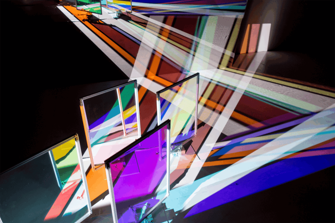 Photographie de l'installation de l'artiste Yoko Seyama. Photographie de l'installation de l'artiste Yoko Seyama.